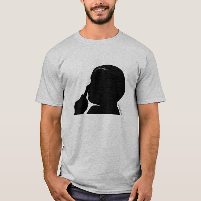 Elegantes Nosepicker T-Shirt (Vorderseite)