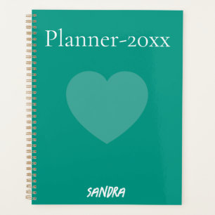 Elegantes Notebook mit individuellem Namensplaner- Planer