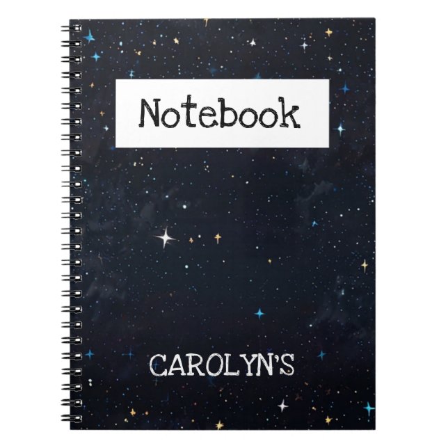Elegantes Notebook Notizblock (Vorderseite)
