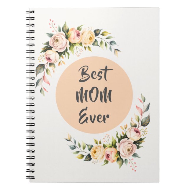 Elegantes Notizbuch - Beste Mutter Aller Zeiten -  Notizblock (Vorderseite)