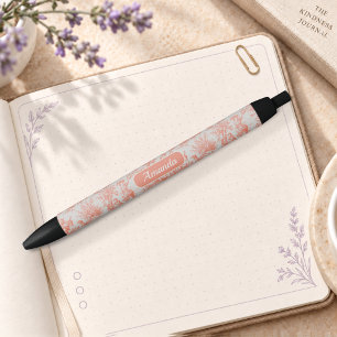 Elegantes orangefarbenes Französisches Toile de Jo Kugelschreiber