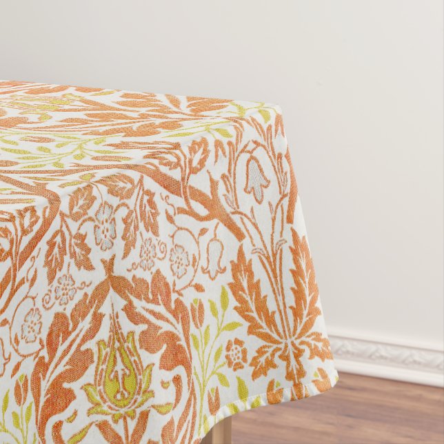 Elegantes Orangefarbenes Muster Tischdecke (Beispiel)
