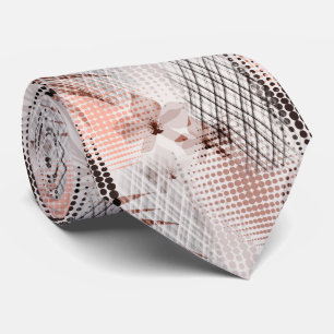 Elegantes Orchideenmuster. Krawatte