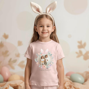 Elegantes Osterhasen-Foto-T-Shirt für Kleinkinder
