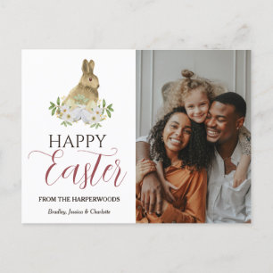 Elegantes Ostersegeln Ostereier FamilienFoto Feiertagspostkarte