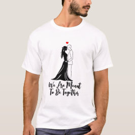 Elegantes Paar in Liebe Design T-Shirt
