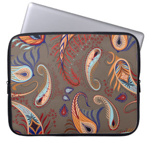 Elegantes Paisley Print: Vintages Muster Laptopschutzhülle