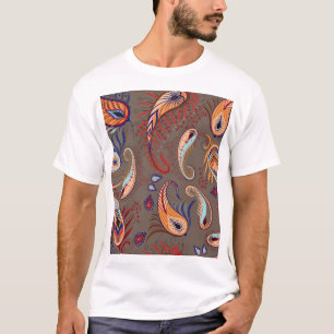 Elegantes Paisley Print: Vintages Muster T-Shirt