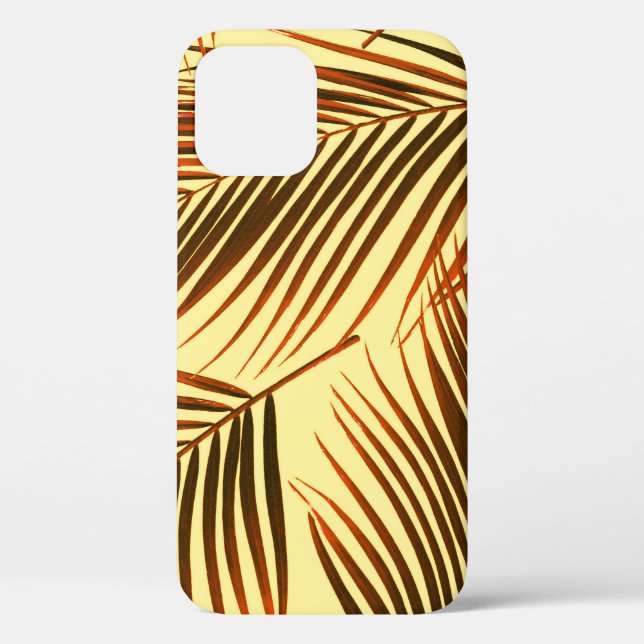 Elegantes Palm Repeat Muster-Design Case-Mate iPhone Hülle (Rückseite)