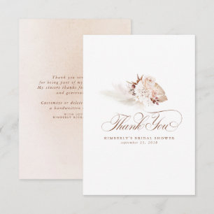 Elegantes Pampasgras Licht Blumen Danke