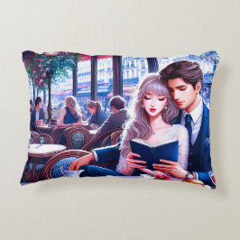 Elegantes Pariser Café Dekokissen