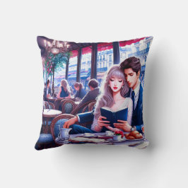 Elegantes Pariser Café Kissen