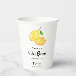 Elegantes Party Chic Aquarellon Brautparty  Pappbecher