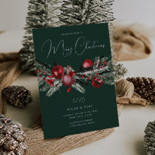 Elegantes Party für den Weihnachtsfeiertag in Fami Einladung