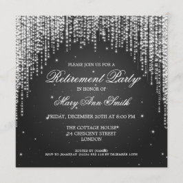 Elegantes Party Pension Nachtleben Einladung