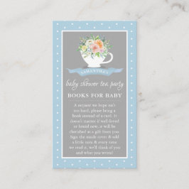 Elegantes Party Teacup Baby Shower Tea Begleitkarte
