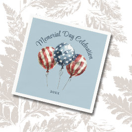 Elegantes Party zum Gedenktag Serviette