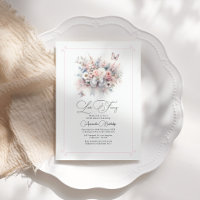 Elegantes Pastel Floral Bow Liebe Extravagantes Br