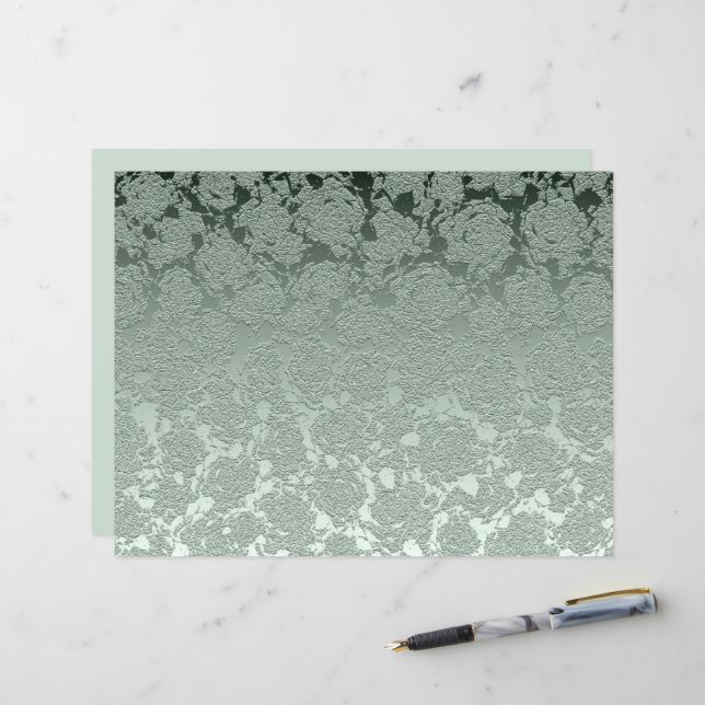 Elegantes, pastellfarbenes Muster (Vorderseite/Rückseite Beispiel)