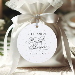 Elegantes Pearls-Brautparty Geschenkanhänger