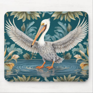Elegantes Pelican Bird Tropical Paradise Mousepad