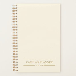 Elegantes personalisiertes Design | Minimalistisch Planer