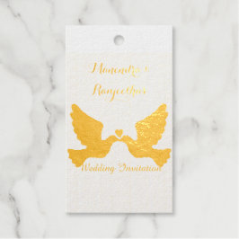 Elegantes Personalisiertes Foto Einladung zur Hoch Geschenkanhänger