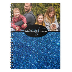 Elegantes personalisiertes Fotoalbum Notizblock