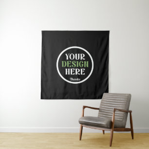 Elegantes personalisiertes Hochzeitsdesign Wandteppich