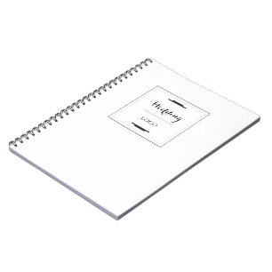Elegantes Personalisiertes Hochzeitsgeschenk Maßge Notizblock