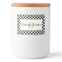 Elegantes Personalisiertes Lebensmitteletikett mit