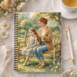 Elegantes personalisiertes Mutter-und-Tochter-Tage Notizbuch