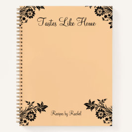 Elegantes Personalisiertes Rezept Spiral Notebook Notizbuch