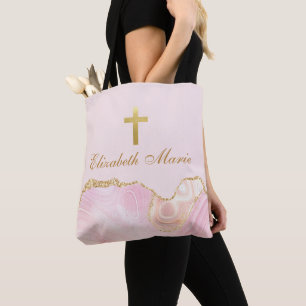 Elegantes persönliches christliches Kreuz in Roség
