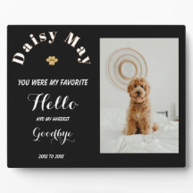 Elegantes Pet-Gedenkfoto-Tribut-Sympathie-Zitat