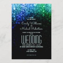 Elegantes Pfauenfarbenlicht