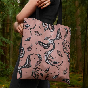 Elegantes Pfauenmuster Boho Chic