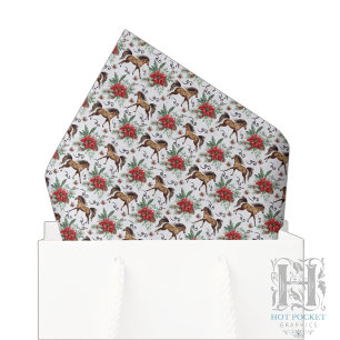 Elegantes Pferde-Weihnachts-Taschentuchpapier Seidenpapier