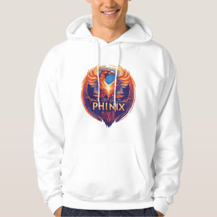 Elegantes Phinix Phoenix Logo - Rebirth & Growth Hoodie