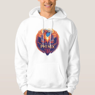 Elegantes Phinix Phoenix Logo - Rebirth & Growth Hoodie