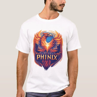 Elegantes Phinix Phoenix Logo - Rebirth & Growth T-Shirt