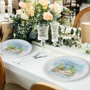 Elegantes Piano   Geige Blume taucht Hochzeit Luxu Pappteller