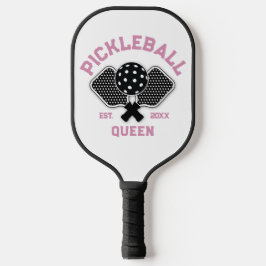 Elegantes Pickleball Monogramm-Design Schläger