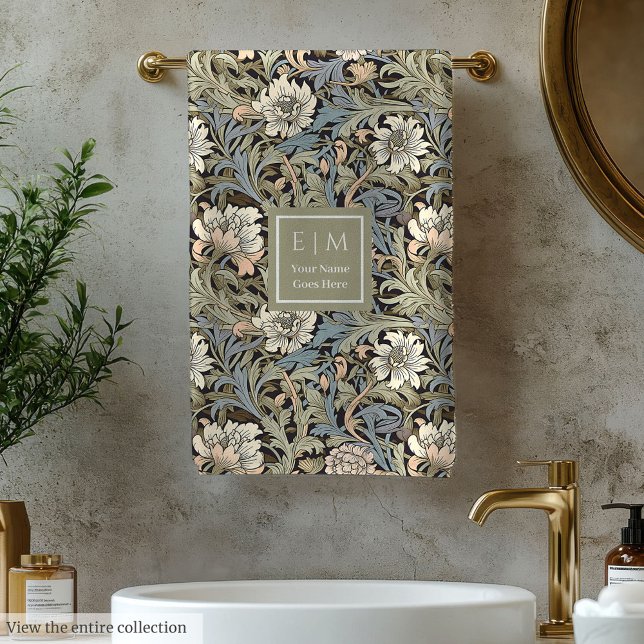Elegantes Pimpernel Morris Style Badetuch Badhandtuch Set (Elegant Pimpernel Morris Style Bath Towel)