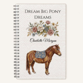 Elegantes Pony Notizbuch