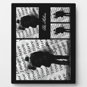 Elegantes Portfolio Custom Foto Plaque Fotoplatte