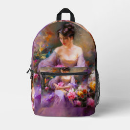 Elegantes Portrait Bedruckter Rucksack
