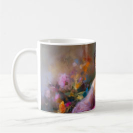 Elegantes Portrait Kaffeetasse