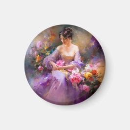 Elegantes Portrait Magnet