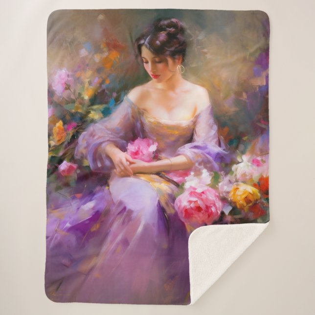 Elegantes Portrait Sherpadecke (Vorderseite)